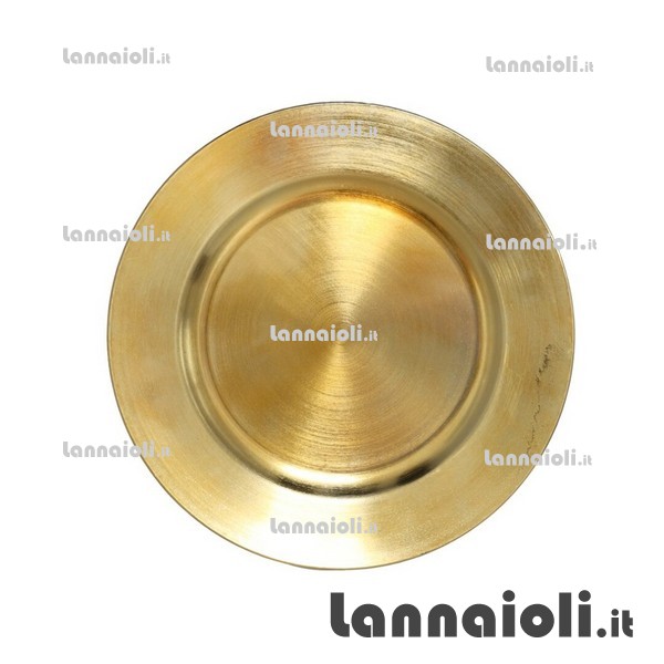 SOTTOPIATTO ORO-ARG. CM.33 